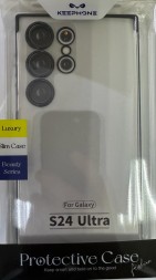 Накладка для Samsung Galaxy S24 Ultra Keephone Slim Case прозрачный