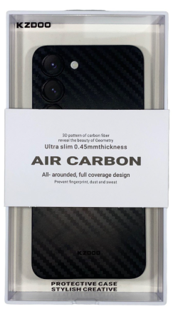  Накладка для Samsung Galaxy S23 K-Doo Air Carbon пластик черная