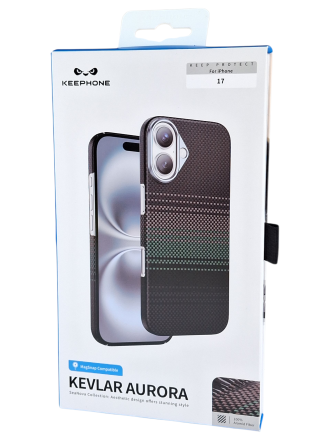  Накладка для i-Phone 17 Keephone Kevlar Aurora MagSnap
