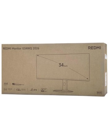  Монитор Xiaomi Redmi G34WQ (2026) 34&quot; 180Hz/3440x1440/WQHD/1мс (С34WQDA-RG)