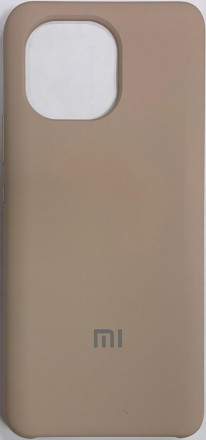 Накладка для Xiaomi Mi 11 Silicone cover пудро