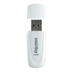USB флеш накопитель SmartBuy 128GB Scout (SB128GB2SCW) белый