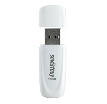  USB флеш накопитель SmartBuy 128GB Scout (SB128GB2SCW) белый