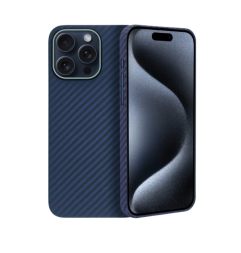 Накладка для i-Phone 15 Pro K-Doo Kevlar пластик фиолетовая