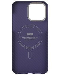 Накладка для i-Phone 15 Pro K-Doo Kevlar пластик фиолетовая