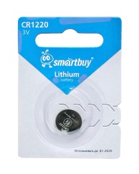 Литиевый элемент питания Smartbuy CR1220/1B (12/720) SBBL-1220-1B