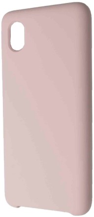  Накладка для Samsung Galaxy A01 Core/M01 Core Silicone cover пудро