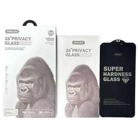  Защитное стекло Антишпион для i-Phone XsMax/11 Pro Max Supglass XC-12 3D