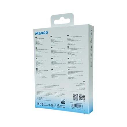  Usb Кабель-зарядка Type-C Maxco MTC-P01C 66W 1.5м черный