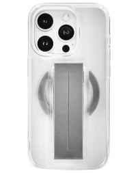 Накладка для i-Phone 15 Pro Max Keephone Maggrip MagSnap прозрачный серый