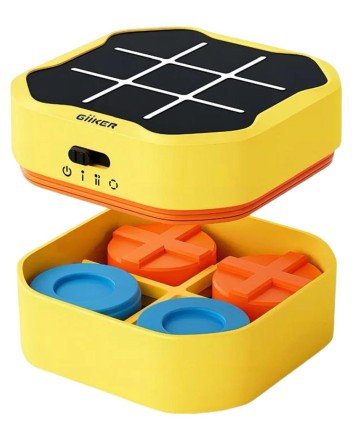  Игра Крестики-Нолики Giiker Tic-Tac-Toe Bolt желтый