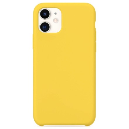  Чехол-накладка i-Phone 11 Silicone icase №04 желтая