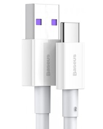 Usb Кабель-зарядка TYPE-C Baseus Superior Series 1м CATYS-02 66W белый