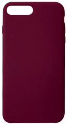 Чехол-накладка  i-Phone 7 Plus/8 Plus Silicone icase  №52 бордовая