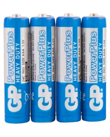  Батарейка алкалиновая GP R03/4SH PowerPlus