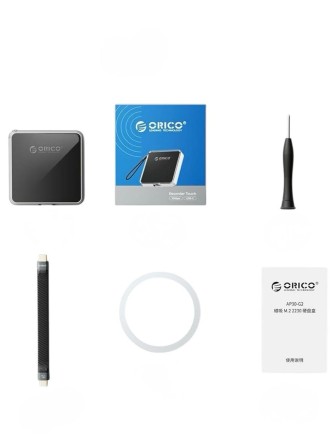  Внешний магнитный корпус для SSD M2 2230 Orico AP30-G2 USB-C черный