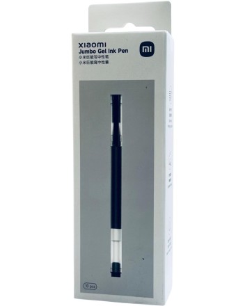  Ручка гелевая Xiaomi Mi Jumbo Gel Ink (комплект 10шт) MJZXB02WC чёрный