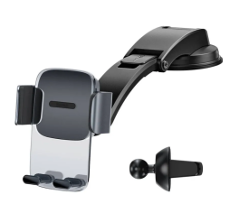 Держатель в автомобиль в воздуховод/приборную панель Baseus Easy Control Clamp (SUYK000001) черный