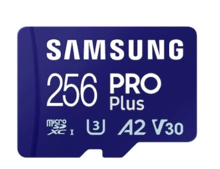  micro SDXC карта памяти Samsung 256GB PRO Plus Class10 UHS-I 180MB/s с адаптером