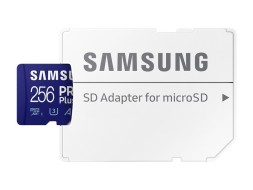 micro SDXC карта памяти Samsung 256GB PRO Plus Class10 UHS-I 180MB/s с адаптером