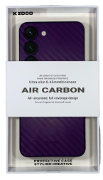 Накладка для Samsung Galaxy S23 K-Doo Air Carbon пластик фиолетовая