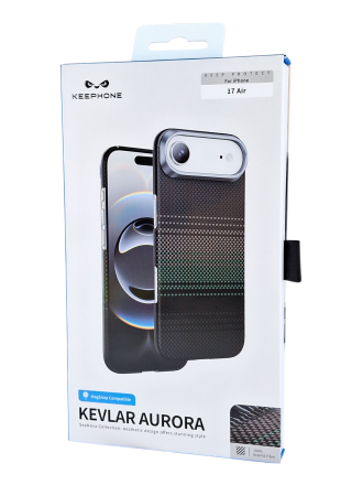  Накладка для i-Phone 17 Air Keephone Kevlar Aurora MagSnap