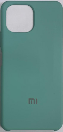 Накладка для Xiaomi Mi 11 Silicone cover бирюзовая