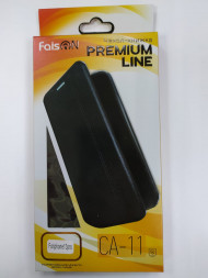 Чехол-книжка для i-Phone 13 Pro Faison CA11 кожаная боковая черная