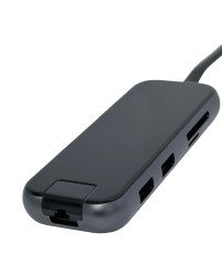 Переходник Baseus Multifunctional Hub 2xUSB-C USB3.0*2+SD+TF+HDMI*2+RJ45+Type-C (CAHUB-FZ0G)