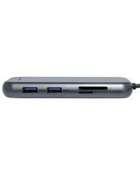 Переходник Baseus Multifunctional Hub 2xUSB-C USB3.0*2+SD+TF+HDMI*2+RJ45+Type-C (CAHUB-FZ0G)