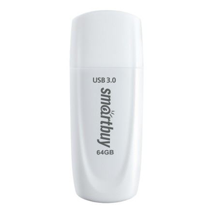  3.0/3.1 USB флеш накопитель Smartbuy 064GB Scout White (SB064GB3SCK)