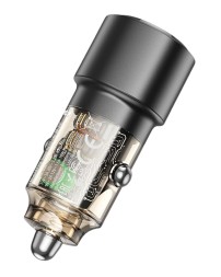 Автомобильное заряд. устр. Borofone BZ20A 1USB/1C 83W черное