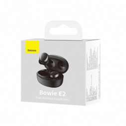 Мобильная Bluetooth-гарнитура Baseus Bowie E2 BT5.2/40mAh (300mAh)/5ч (NGTW090001) черная