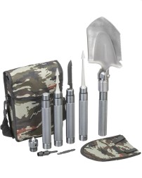 Туристический набор: лопата/пила/огниво/компас