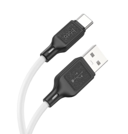  Usb Кабель-зарядка Type-C Hoco X90 3A 1м силиконовый белый