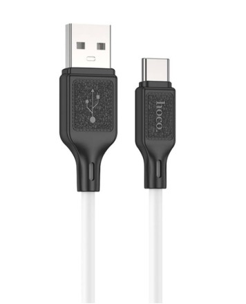  Usb Кабель-зарядка Type-C Hoco X90 3A 1м силиконовый белый