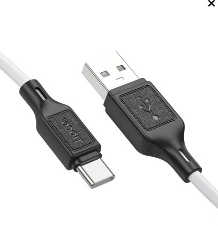  Usb Кабель-зарядка Type-C Hoco X90 3A 1м силиконовый белый