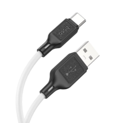 Usb Кабель-зарядка Type-C Hoco X90 3A 1м силиконовый белый