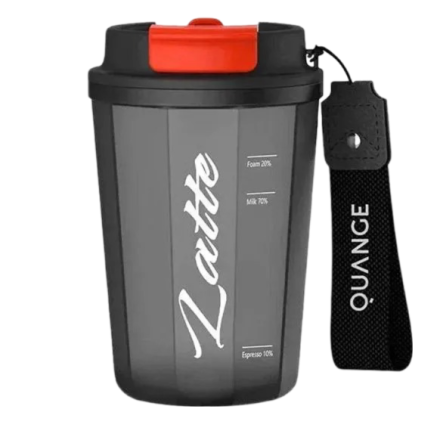  Стакан для воды Quange Tritan Bottle 400ml KF201 черная