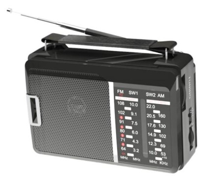  Портативный радиоприемник Ritmix RPR-190 черный