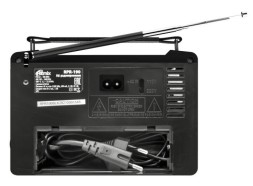 Портативный радиоприемник Ritmix RPR-190 черный