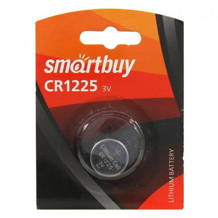 Литиевый элемент питания Smartbuy CR1225/1B (12/720) SBBL-1225-1B