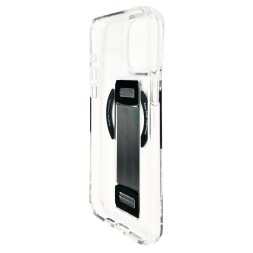 Накладка для i-Phone 15 Pro Max Keephone Maggrip MagSnap прозрачный черный