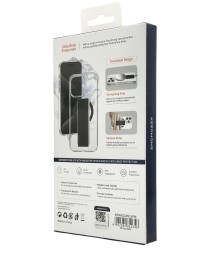 Накладка для i-Phone 15 Pro Max Keephone Maggrip MagSnap прозрачный черный