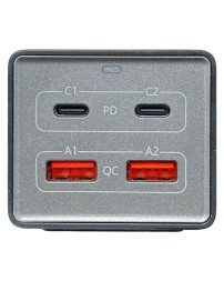 Удлинитель настольный с быстрой зарядкой SPETIME Gan3 Pro 65W EU черный