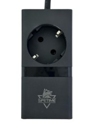 Удлинитель настольный с быстрой зарядкой SPETIME Gan3 Pro 65W EU черный