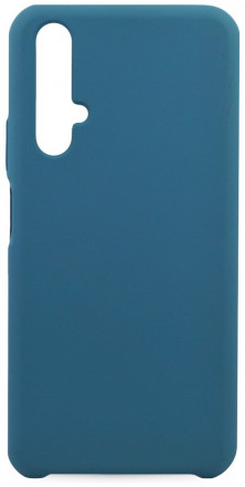 Накладка для Huawei Honor 20 Silicone cover голубая