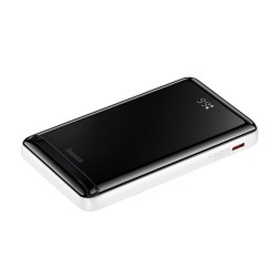 Powerbank с беспроводной зарядкой Baseus Magnetic Bracket Wireless 10000mAh 20W (PPCX000202) белый