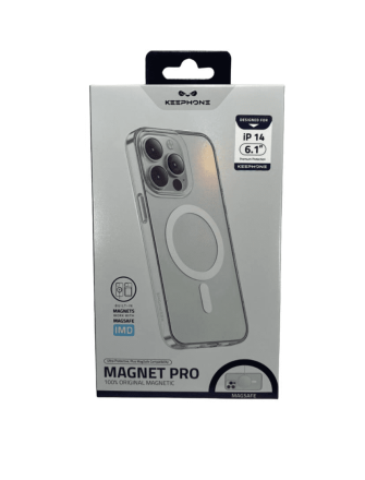  Накладка для i-Phone 14 Keephone Magsafe прозрачный