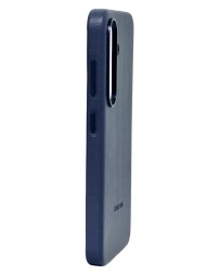Накладка для Samsung Galaxy S25 MagSafe Kindsuit Case кожанный синий